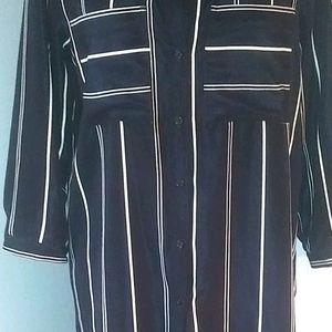 Romeo & Juliet Navy/White shirt dress M
